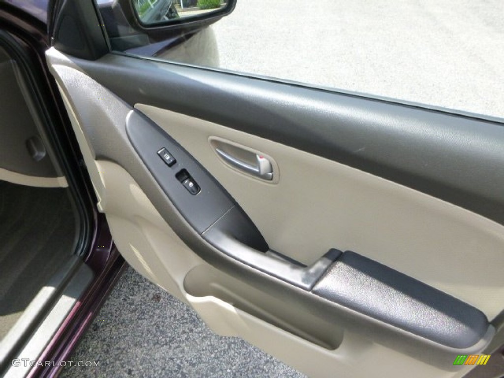 2009 Elantra GLS Sedan - Purple Rain / Beige photo #12
