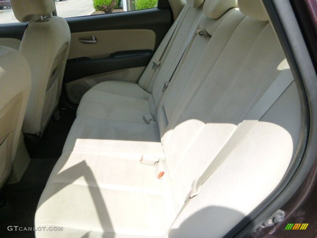 2009 Elantra GLS Sedan - Purple Rain / Beige photo #16