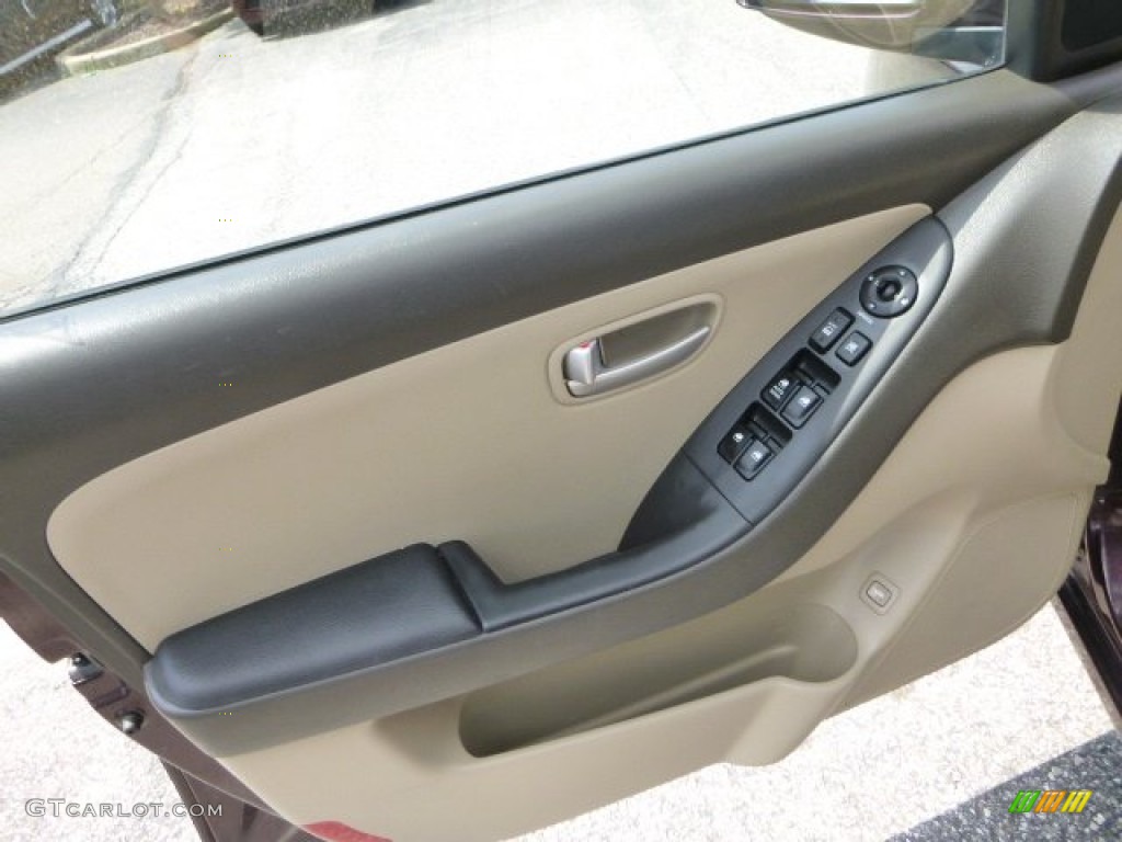2009 Elantra GLS Sedan - Purple Rain / Beige photo #19