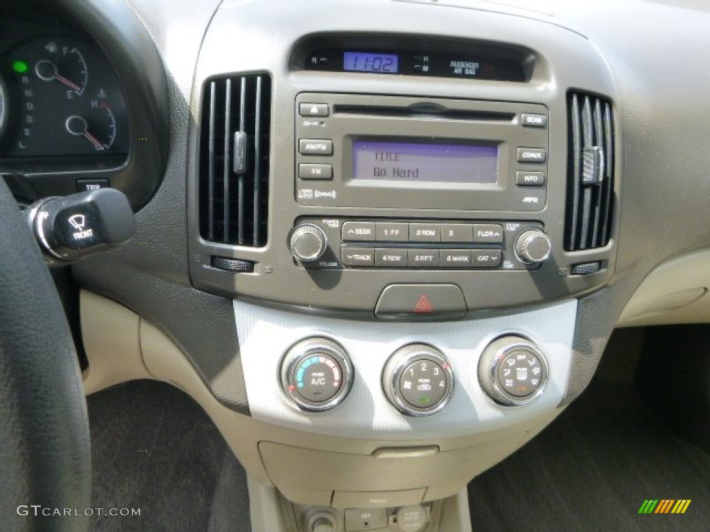 2009 Elantra GLS Sedan - Purple Rain / Beige photo #23