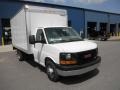 Front 3/4 View of 2013 Savana Cutaway 3500 Commercial Moving Truck