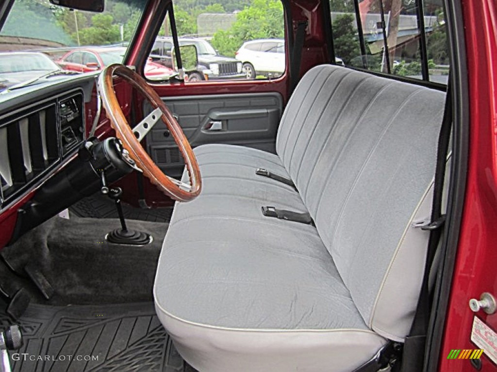 Black Interior 1978 Ford F150 Custom Regular Cab 4x4 Photo #83342826