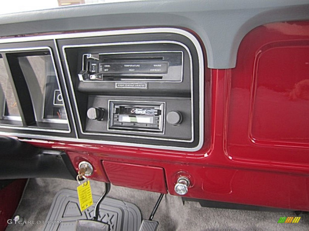 1978 F150 Custom Regular Cab 4x4 - Candyapple Red / Black photo #22