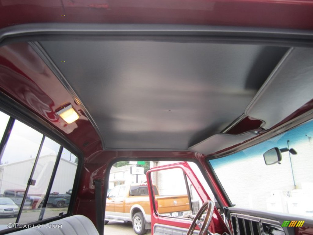 1978 F150 Custom Regular Cab 4x4 - Candyapple Red / Black photo #23