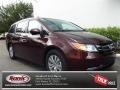 2014 Dark Cherry Pearl Honda Odyssey EX-L  photo #1