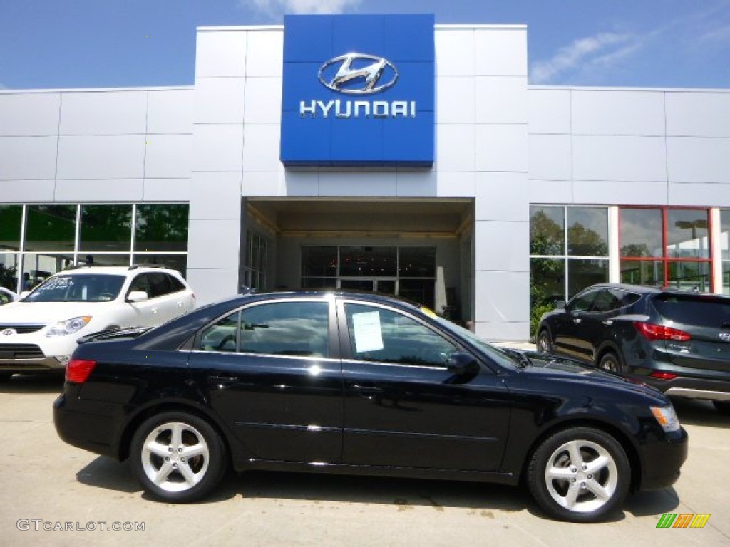 Ebony Black Hyundai Sonata