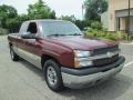 Dark Carmine Red Metallic 2003 Chevrolet Silverado 1500 LS Extended Cab Exterior