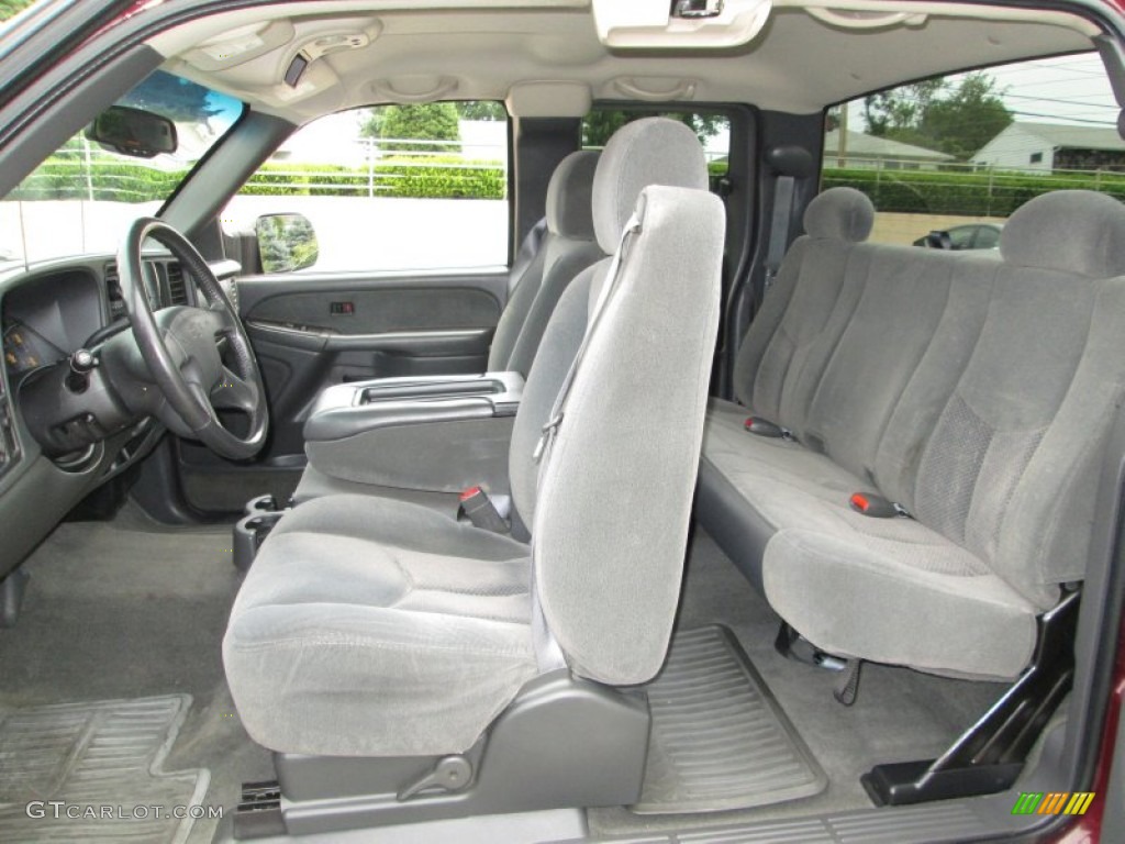 Medium Gray Interior 2003 Chevrolet Silverado 1500 LS Extended Cab Photo #83344086