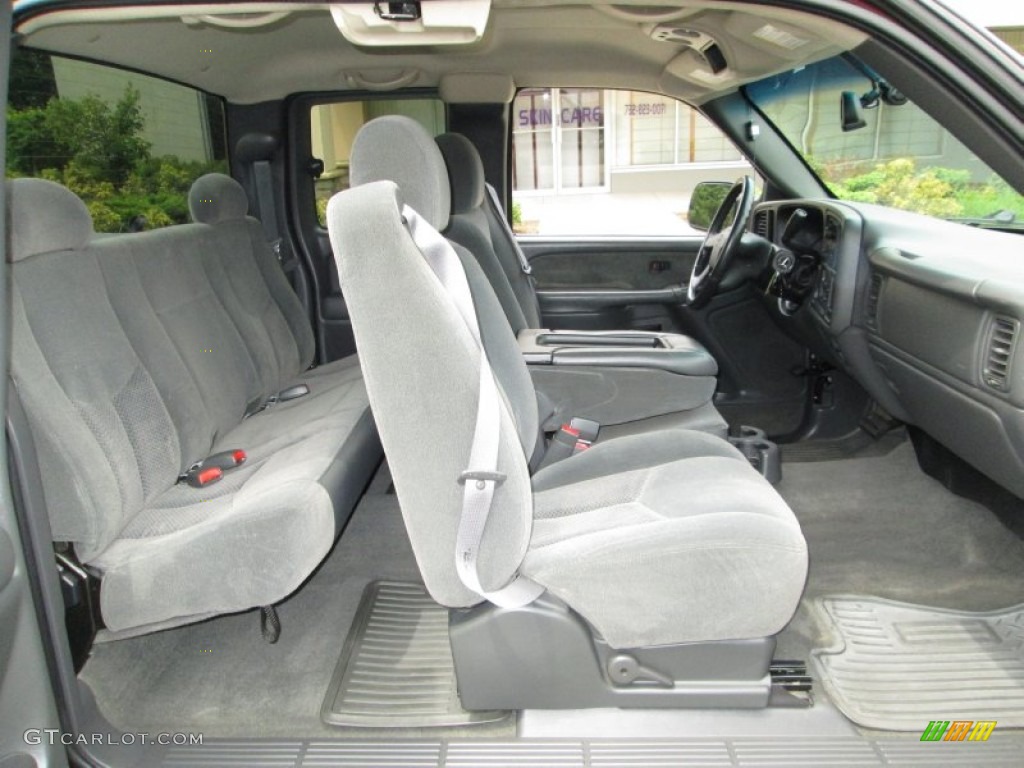 Medium Gray Interior 2003 Chevrolet Silverado 1500 LS Extended Cab Photo #83344107