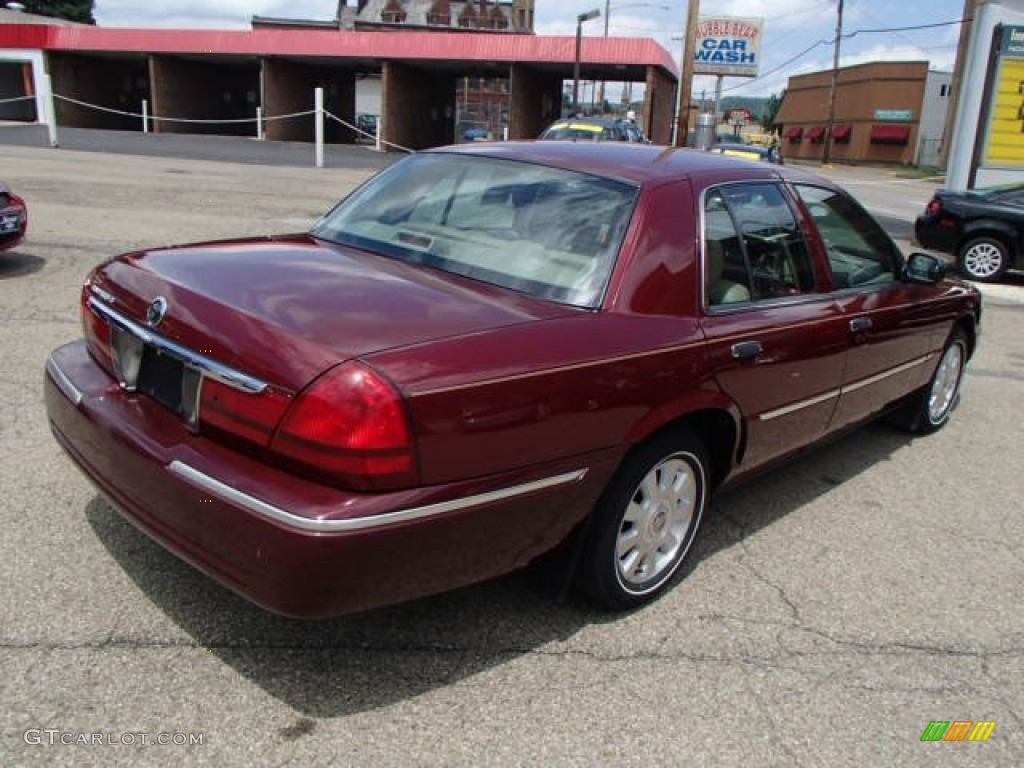 2004 Grand Marquis LS - Dark Toreador Red Metallic / Medium Parchment photo #8