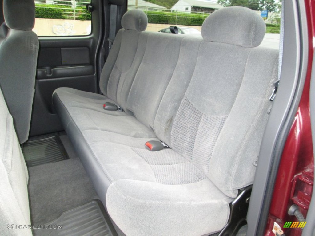 2003 Chevrolet Silverado 1500 LS Extended Cab Rear Seat Photo #83344240