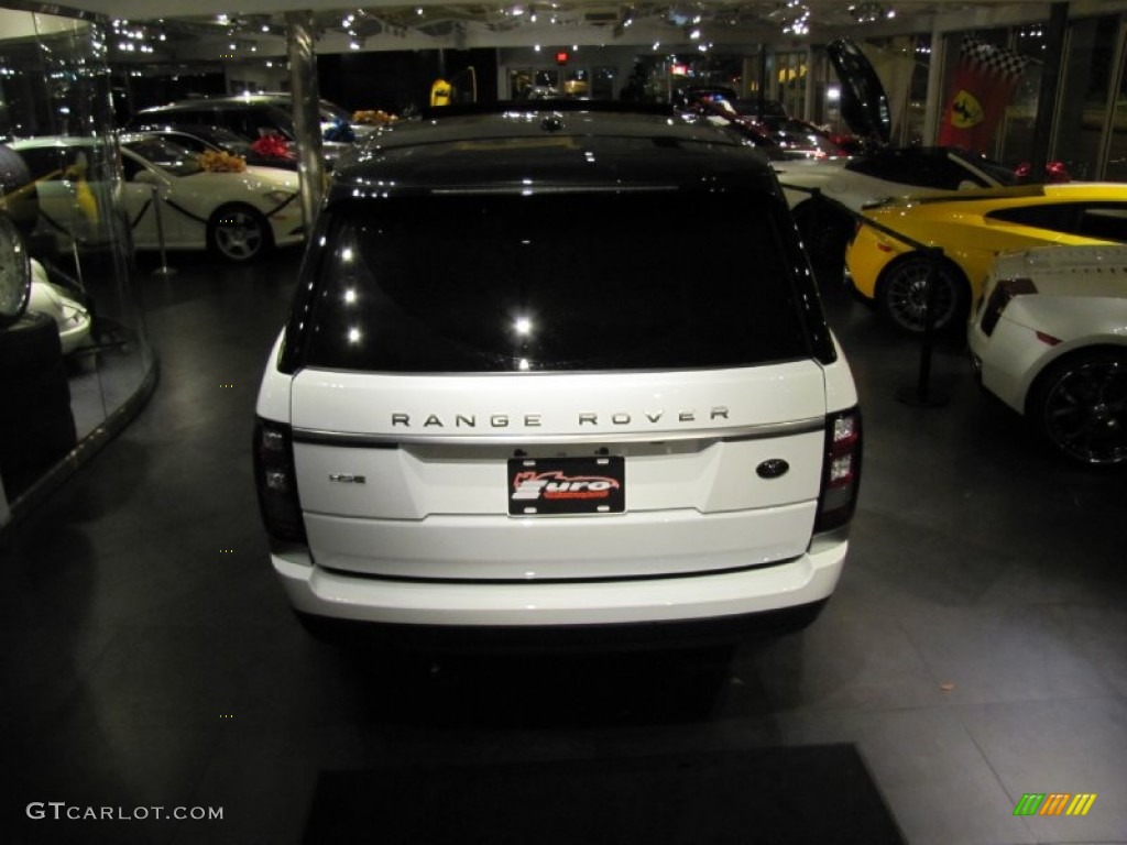 2014 Range Rover HSE - Fuji White / Ebony/Ebony photo #10