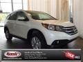 2013 White Diamond Pearl Honda CR-V EX-L  photo #1