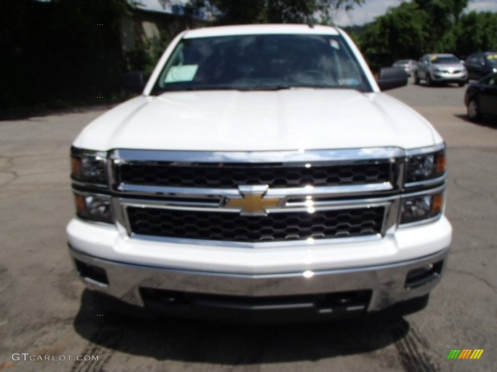 2014 Silverado 1500 LT Crew Cab 4x4 - Summit White / Jet Black/Dark Ash photo #3