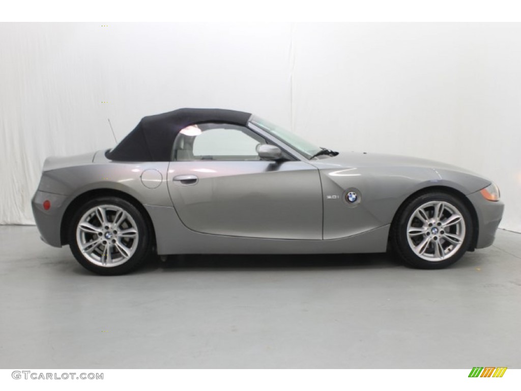 2003 Z4 3.0i Roadster - Sterling Grey Metallic / Black photo #5