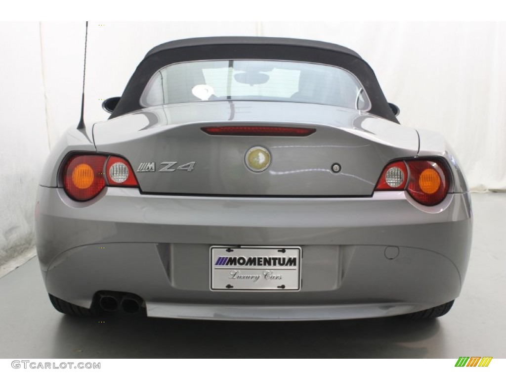 2003 Z4 3.0i Roadster - Sterling Grey Metallic / Black photo #8