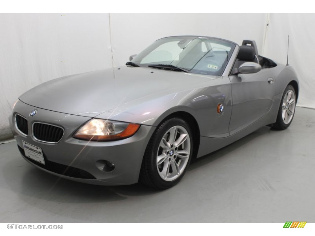 2003 Z4 3.0i Roadster - Sterling Grey Metallic / Black photo #12
