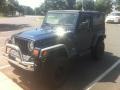 2004 Patriot Blue Pearl Jeep Wrangler Unlimited 4x4  photo #2