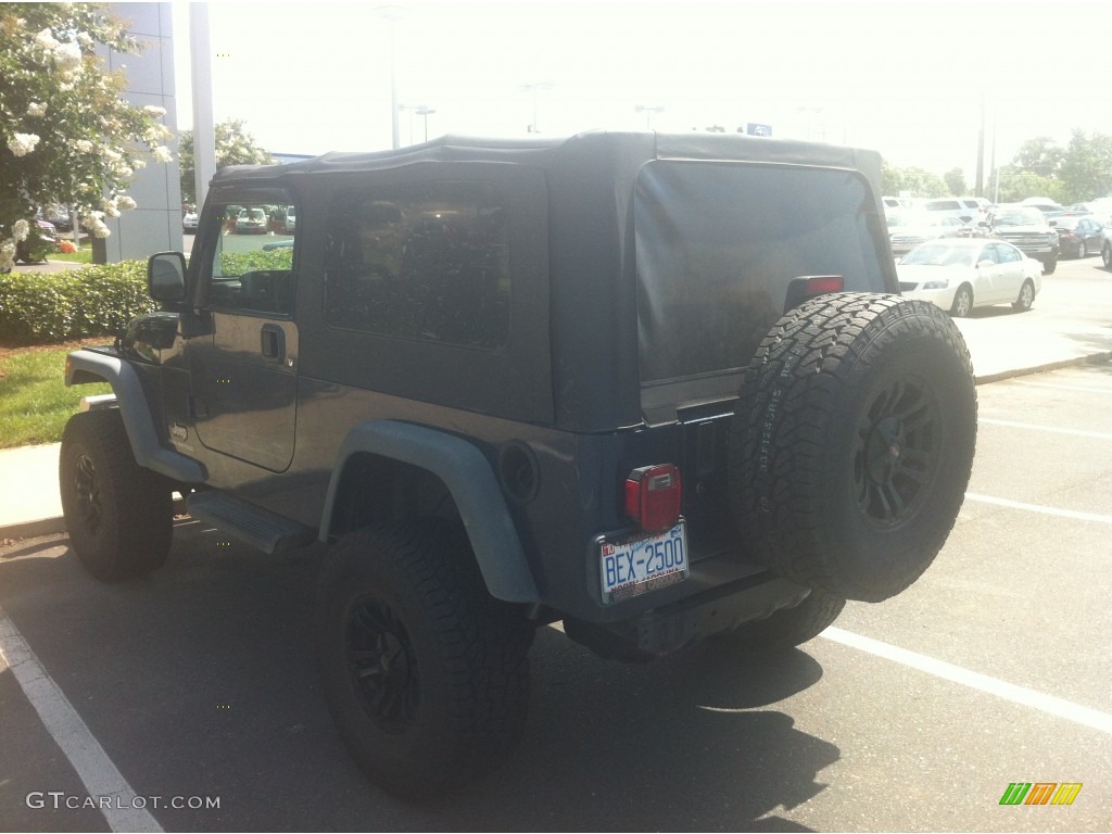 2004 Wrangler Unlimited 4x4 - Patriot Blue Pearl / Dark Slate Gray photo #3