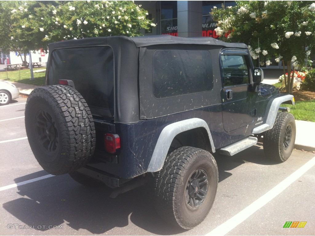2004 Wrangler Unlimited 4x4 - Patriot Blue Pearl / Dark Slate Gray photo #4