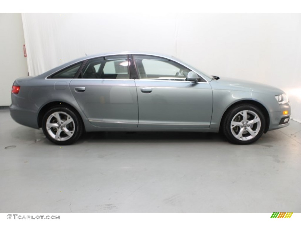 2010 A6 3.2 FSI Sedan - Quartz Gray Metallic / Black photo #6