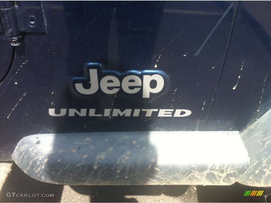 2004 Wrangler Unlimited 4x4 - Patriot Blue Pearl / Dark Slate Gray photo #6