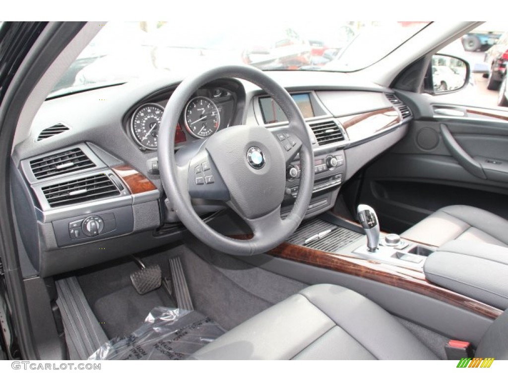 Black Interior 2013 BMW X5 xDrive 35i Premium Photo #83348575