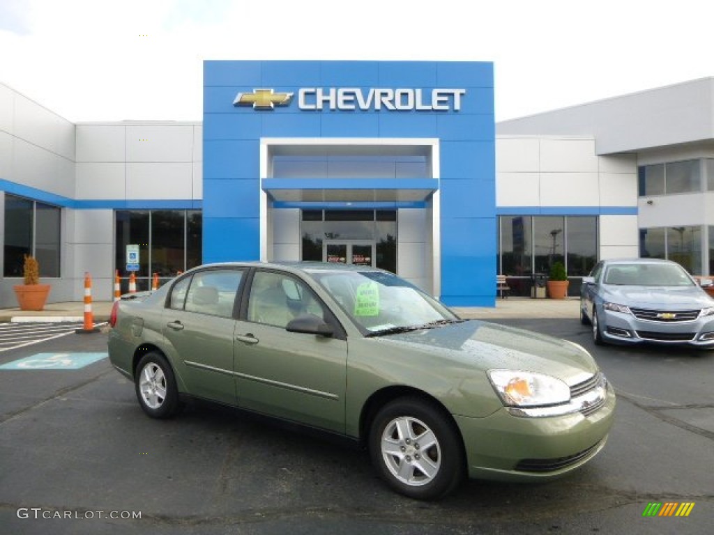 Silver Green Metallic Chevrolet Malibu