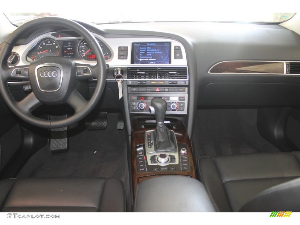 2010 Audi A6 3.2 FSI Sedan Black Dashboard Photo #83348773