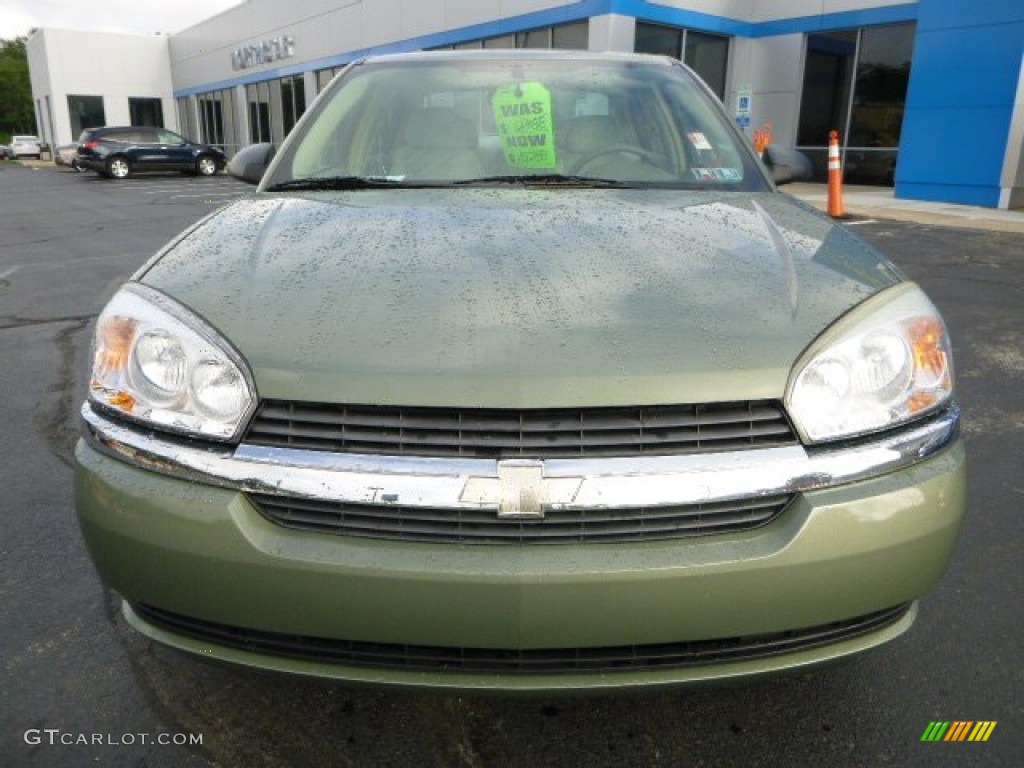 2005 Malibu LS V6 Sedan - Silver Green Metallic / Neutral Beige photo #8