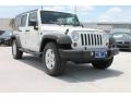 Stone White 2010 Jeep Wrangler Unlimited Sport
