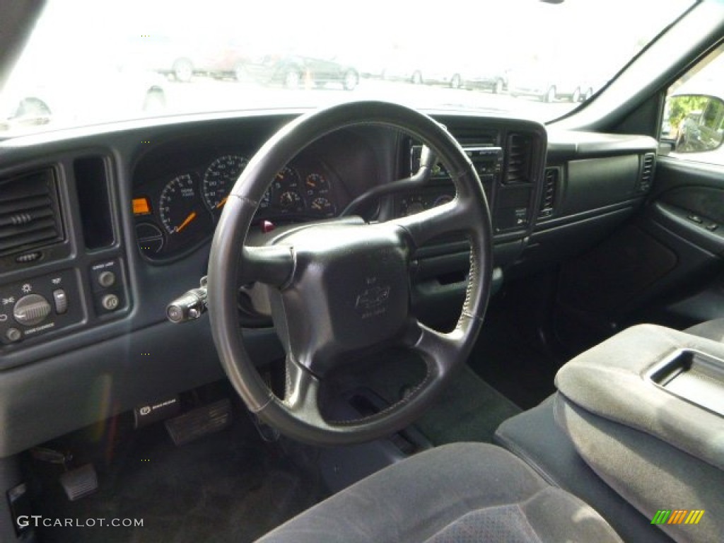 2000 Chevrolet Silverado 1500 LS Extended Cab 4x4 Graphite Dashboard Photo #83349169