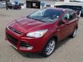 2014 Ruby Red Ford Escape Titanium 1.6L EcoBoost 4WD  photo #4