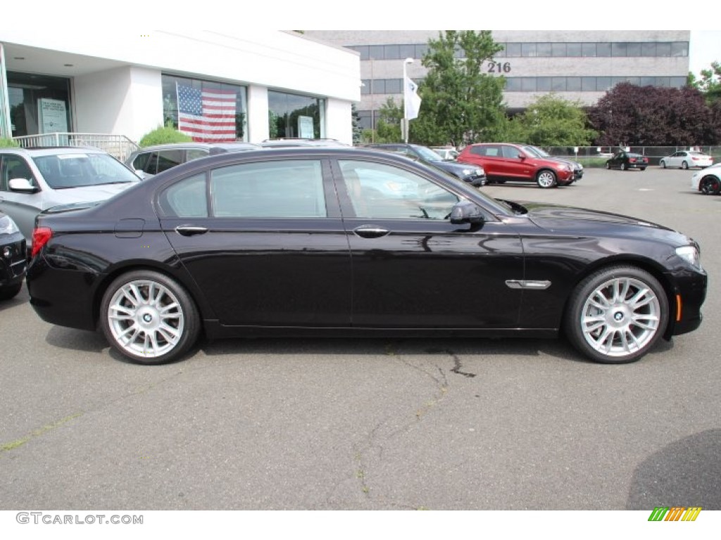 Ruby Black Metallic 2012 BMW 7 Series 750Li Sedan Exterior Photo #83351018