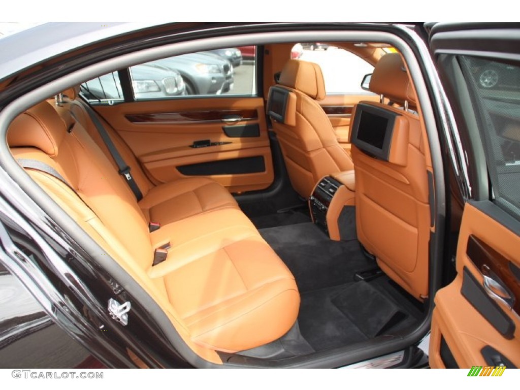 2012 BMW 7 Series 750Li Sedan Rear Seat Photo #83351386