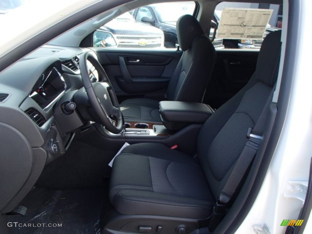 Ebony Interior 2014 Chevrolet Traverse LT AWD Photo #83351432
