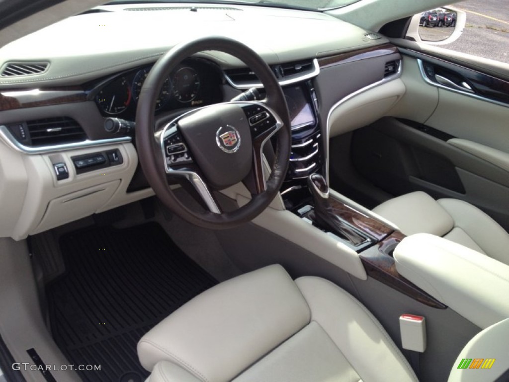 Very Light Platinum/Dark Urban/Cocoa Opus Full Leather Interior 2013 Cadillac XTS Platinum AWD Photo #83351779