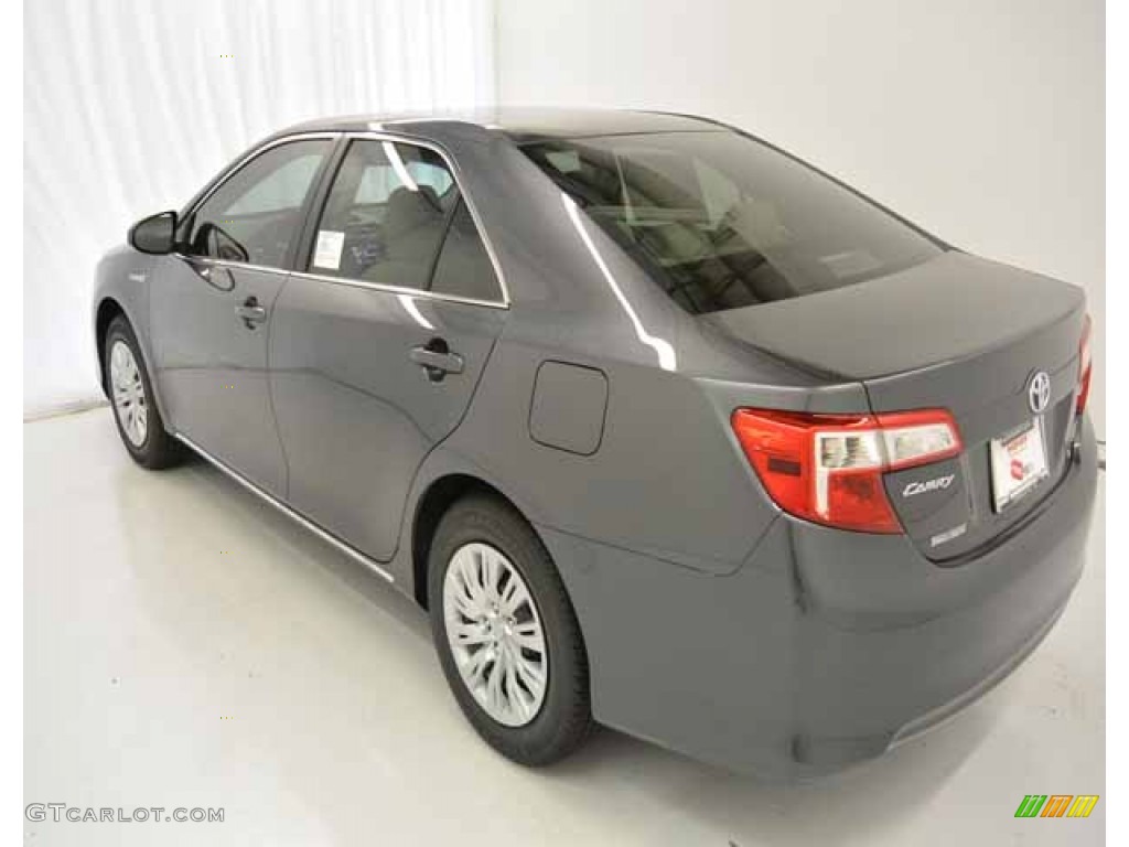 2013 Camry Hybrid LE - Magnetic Gray Metallic / Light Gray photo #24