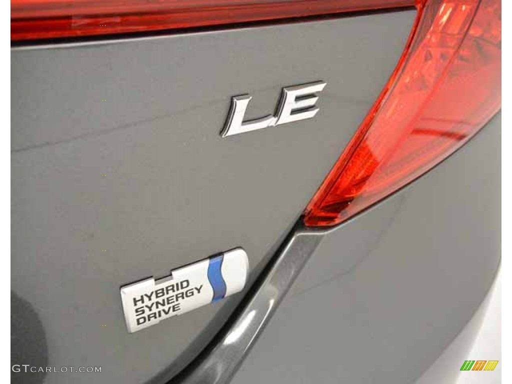 2013 Camry Hybrid LE - Magnetic Gray Metallic / Light Gray photo #27