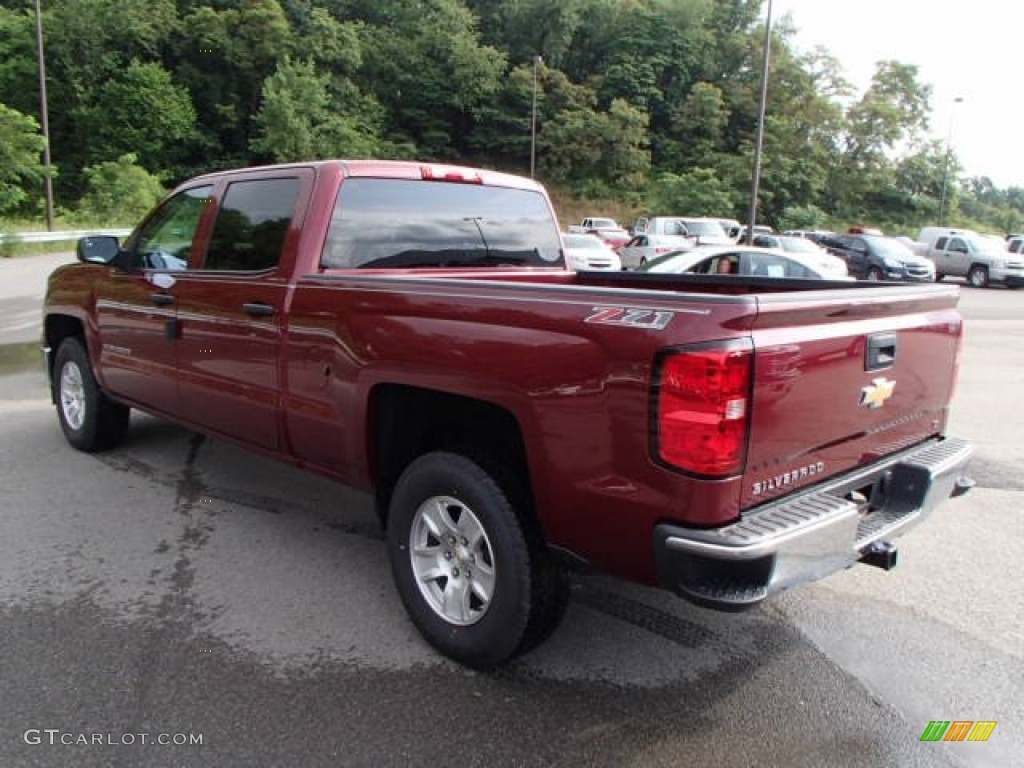 2014 Silverado 1500 LT Z71 Crew Cab 4x4 - Deep Ruby Metallic / Jet Black photo #6