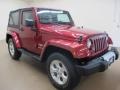 2013 Deep Cherry Red Crystal Pearl Jeep Wrangler Sahara 4x4  photo #1