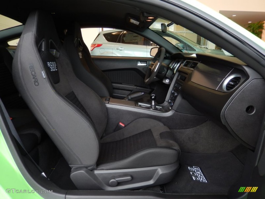 2013 Mustang Boss 302 - Gotta Have It Green / Charcoal Black/Recaro Sport Seats photo #14
