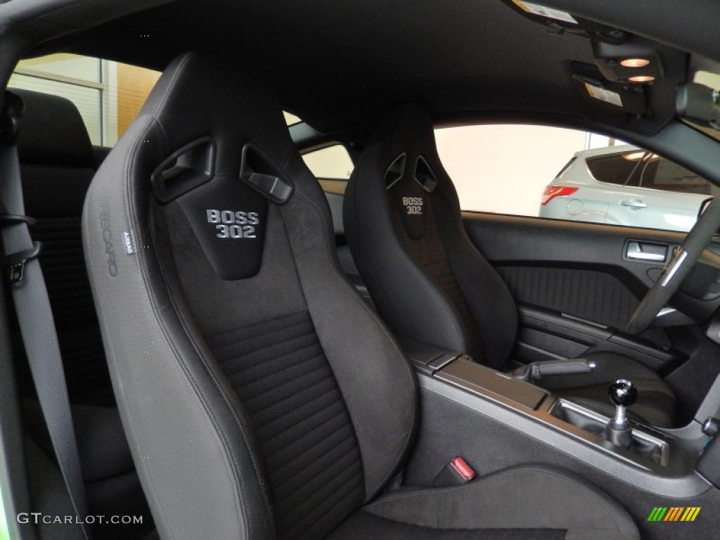 Charcoal Black/Recaro Sport Seats Interior 2013 Ford Mustang Boss 302 Photo #83352364