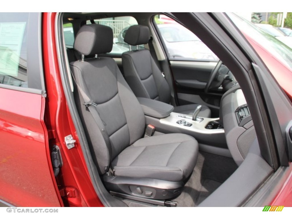 2013 X3 xDrive 28i - Vermillion Red Metallic / Black photo #28
