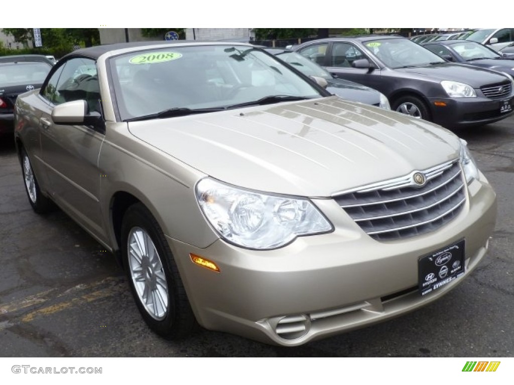 2008 Sebring Touring Convertible - Linen Gold Metallic / Dark Khaki/Light Graystone photo #1