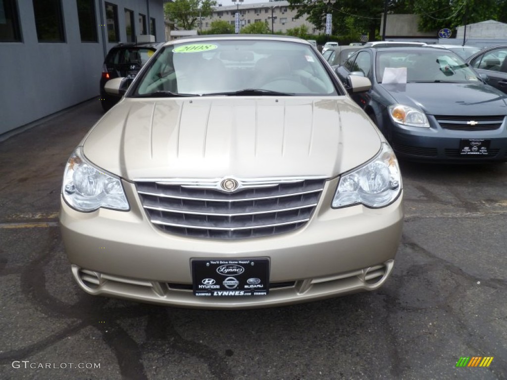 2008 Sebring Touring Convertible - Linen Gold Metallic / Dark Khaki/Light Graystone photo #2