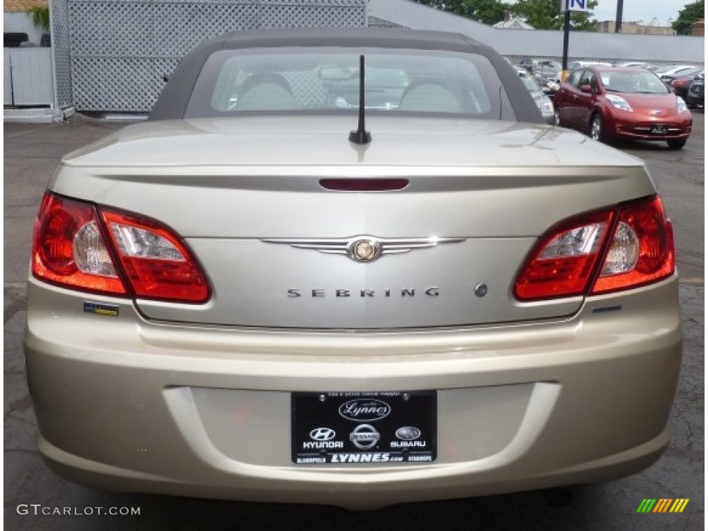 2008 Sebring Touring Convertible - Linen Gold Metallic / Dark Khaki/Light Graystone photo #5
