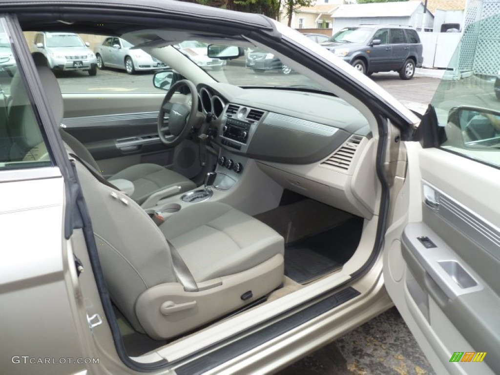 2008 Sebring Touring Convertible - Linen Gold Metallic / Dark Khaki/Light Graystone photo #7