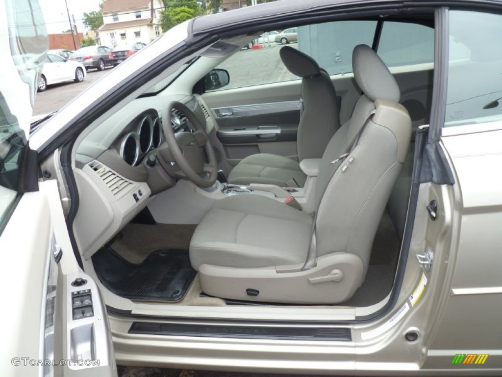 2008 Sebring Touring Convertible - Linen Gold Metallic / Dark Khaki/Light Graystone photo #9