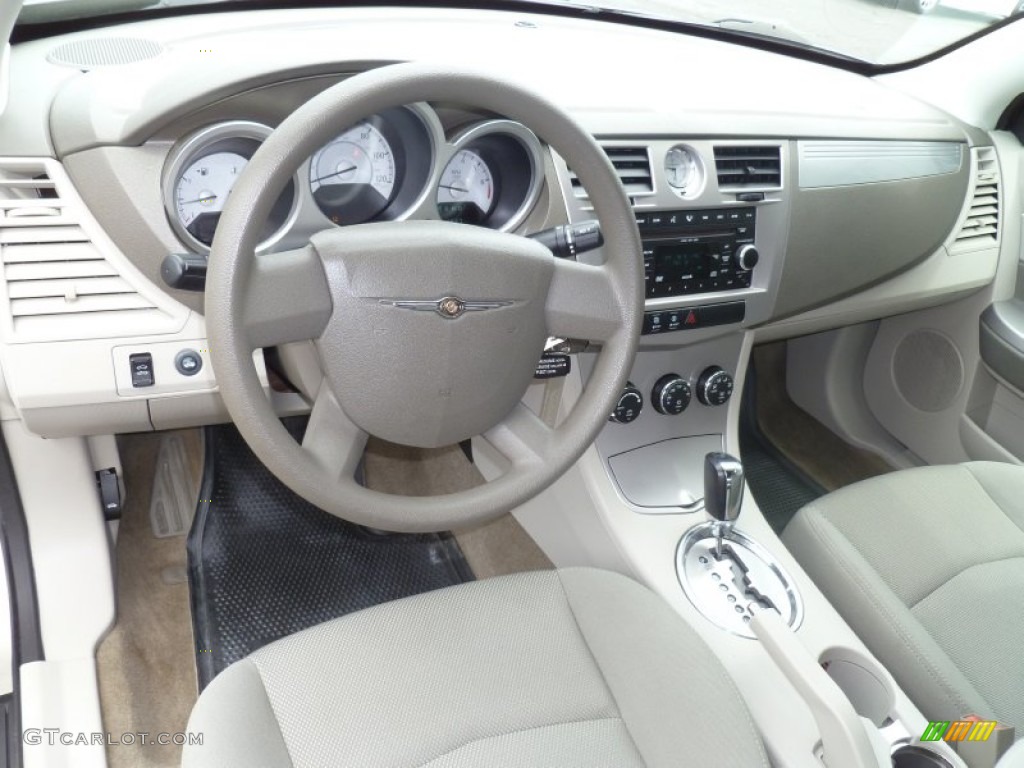 2008 Sebring Touring Convertible - Linen Gold Metallic / Dark Khaki/Light Graystone photo #13